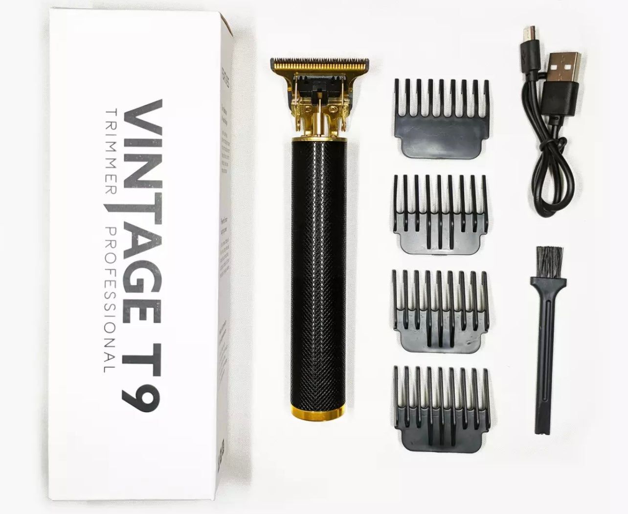 T9 Trimmer Hair Clipper & Hair Trimmer Professional - Rechargeable Beard Trimmer & Styler vhtbkz4l-c