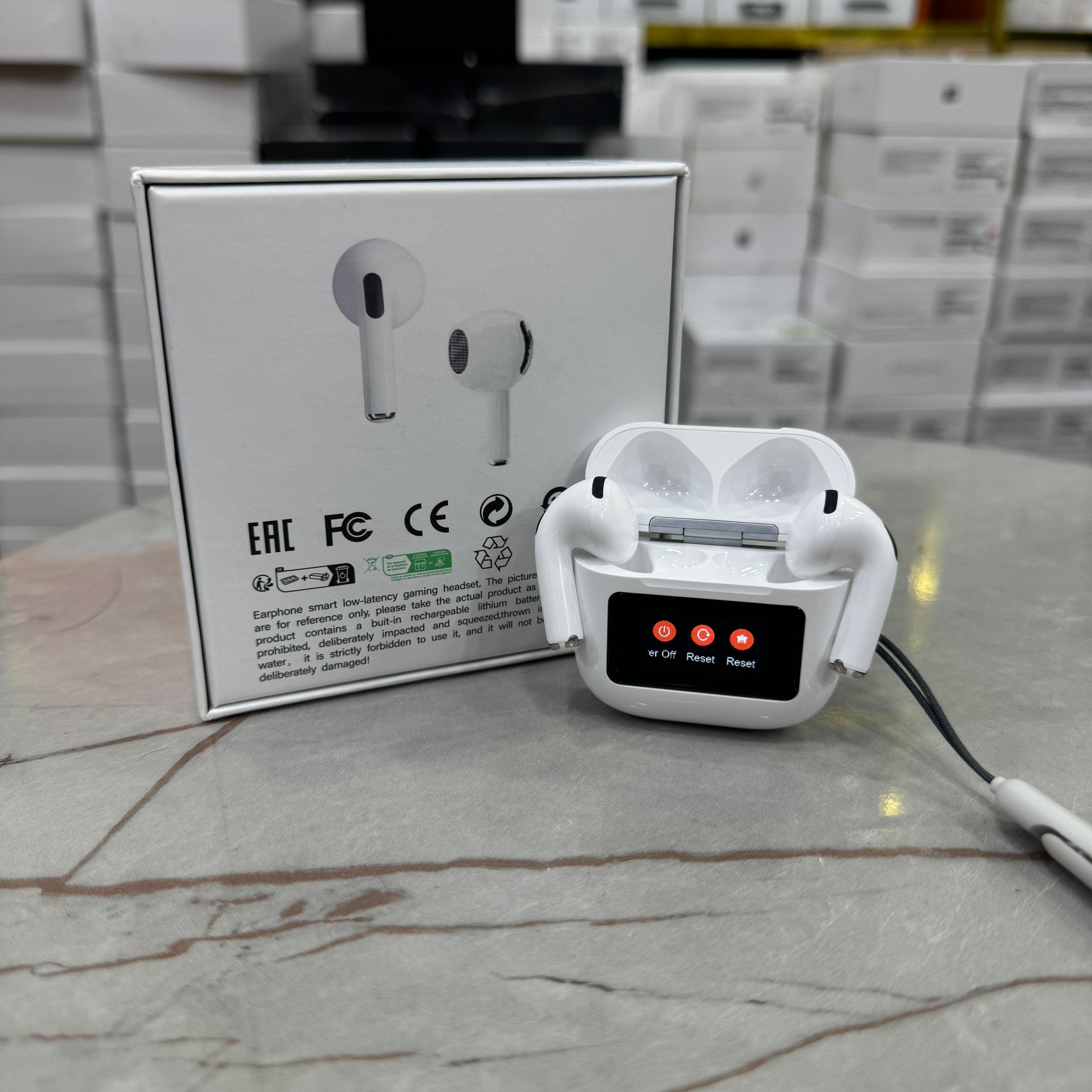 AirPods Pro 3 with LCD Display, 3D Sound & Active Noise Cancelling