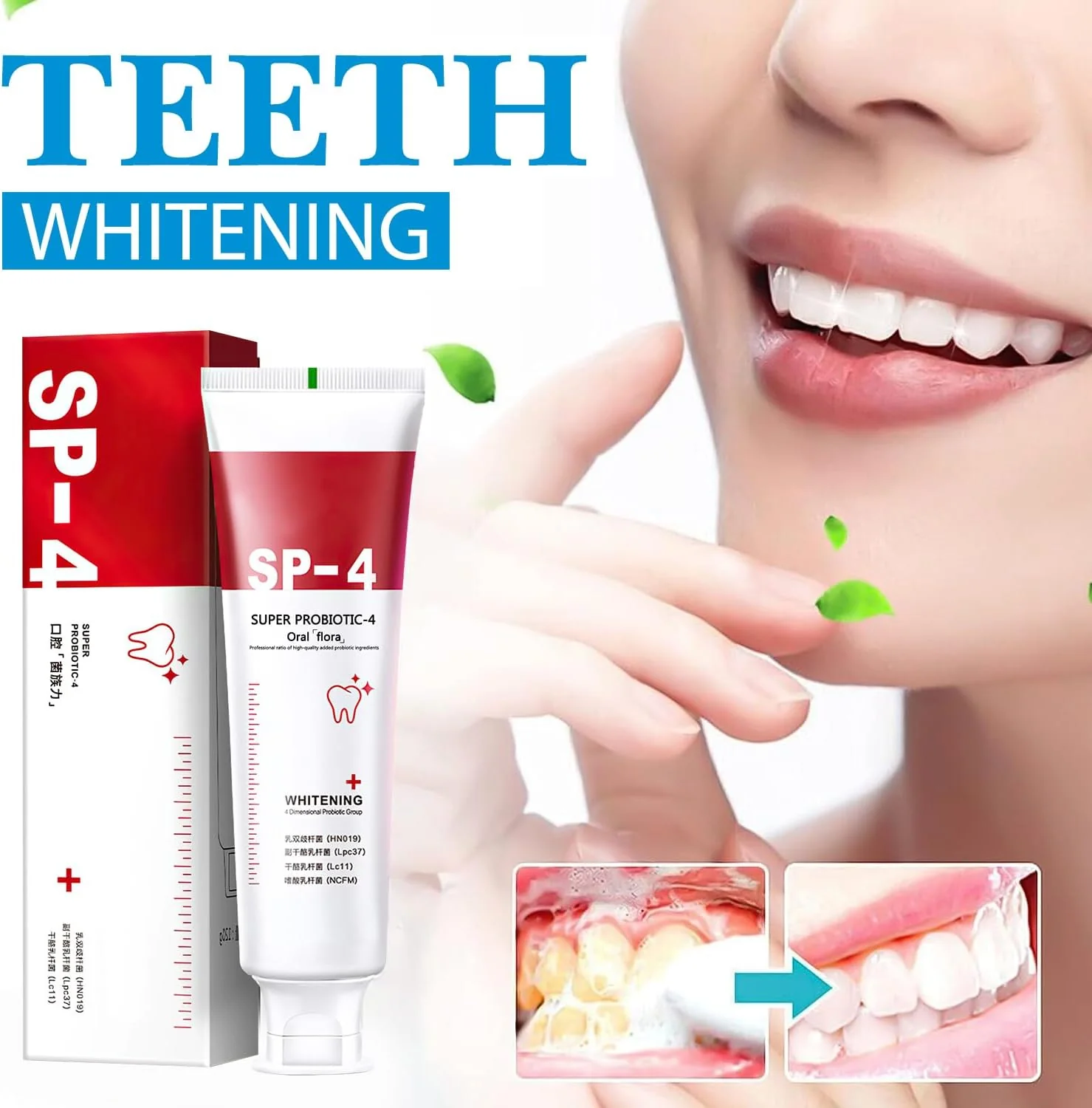 Yayashi SP4 Oral Care Probiotic Whitening Toothpaste 120g