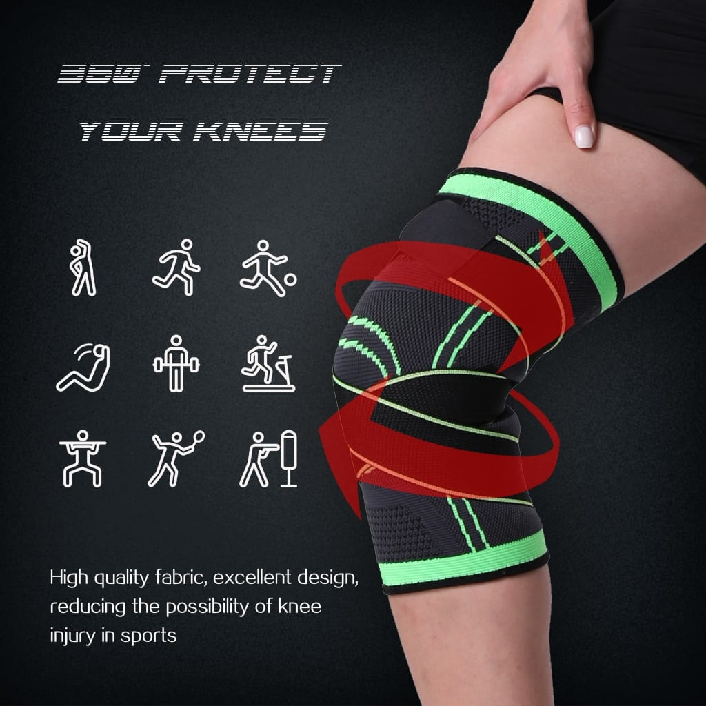 Knee Support Band with 3D Weave Compression