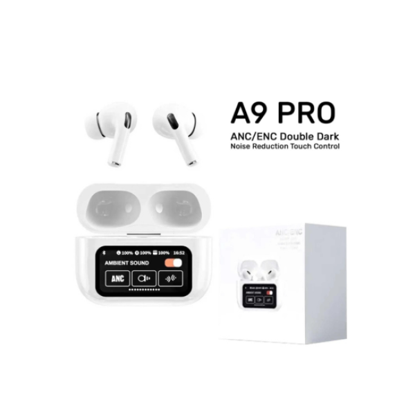 New A9 Pro Apple Airpods ANC/ENC Noise Reduction, Touch Control
