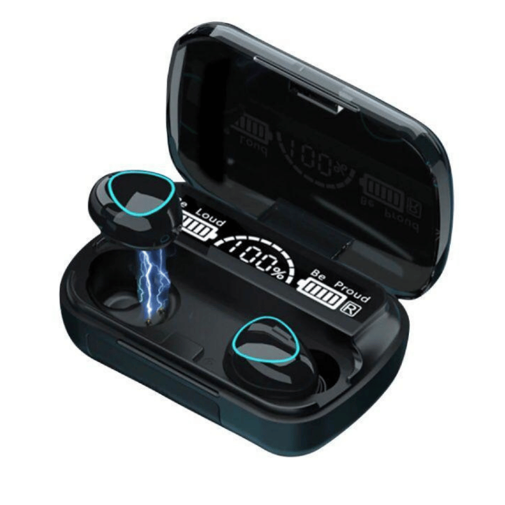 M10 TWS Wireless Bluetooth Earbuds – Noise Cancelling Earphones with LED Display