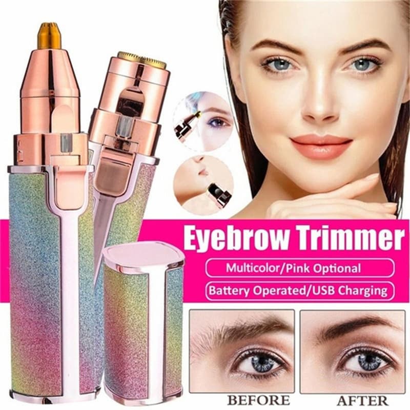 Rechargeable Flawless Hair Remover 2 in 1 Hair Remover Trimmer For Women