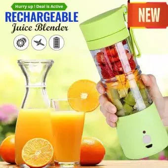 USB Rechargeable Juicer Blender 4 Blades Multi Functional.