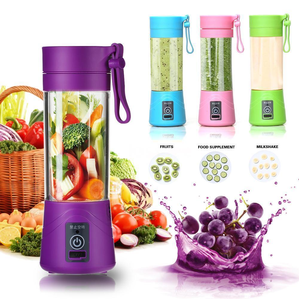 USB Rechargeable Juicer Blender 4 Blades Multi Functional.