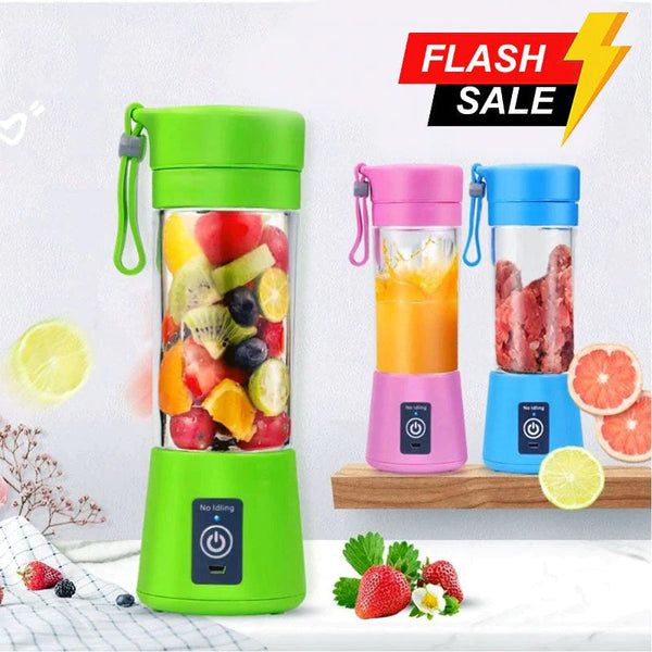 USB Rechargeable Juicer Blender 4 Blades Multi Functional.
