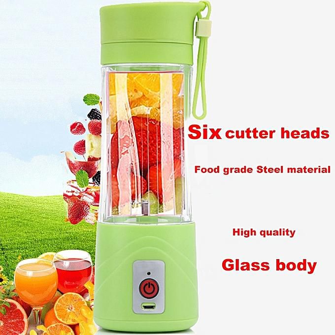 USB Rechargeable Juicer Blender 4 Blades Multi Functional.